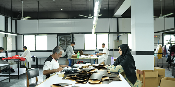 Quality control and finishing of Bromely Sports products